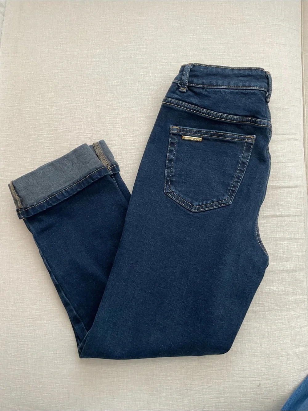 Michael Kors Dark Wash Denim Women’s Jeans - Picture 2 of 8